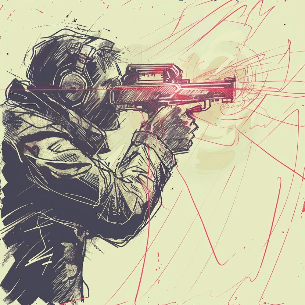 Sniper Drawing