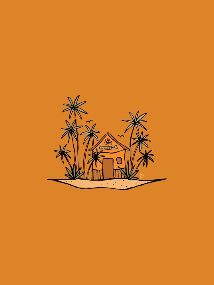 Home Sweet Home Orange