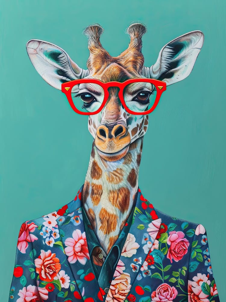 High Fashion Giraffe Glam