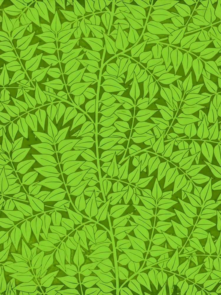 Seamless Pattern With Leaves
