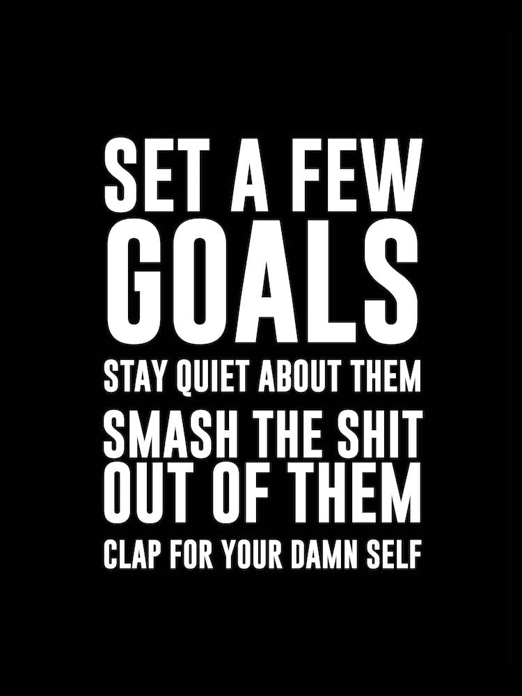 Set A Few Goals