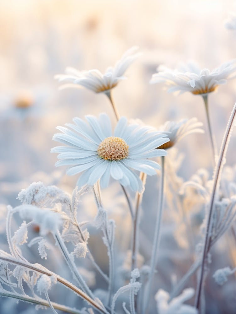 Frosty Botanical Oxeye Daisy 3