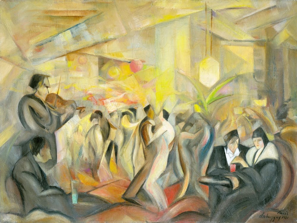 Parísien Cafe by Zolo Palugyay (1930)
