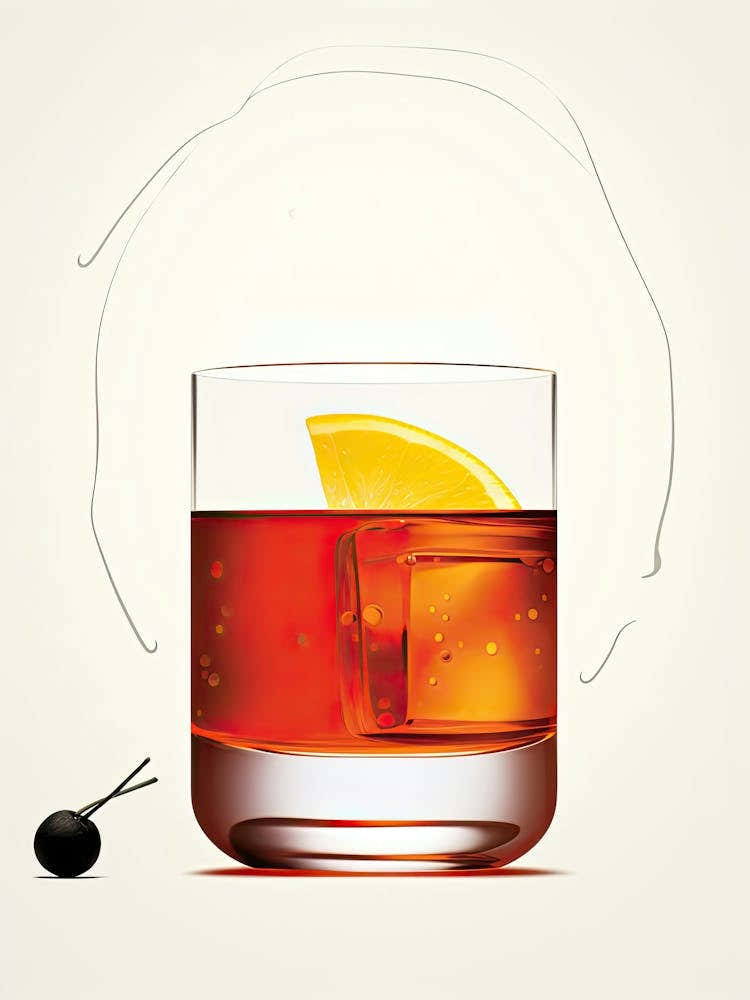 Mid Century Modern Sazerac Floral Infusion Cocktail 4