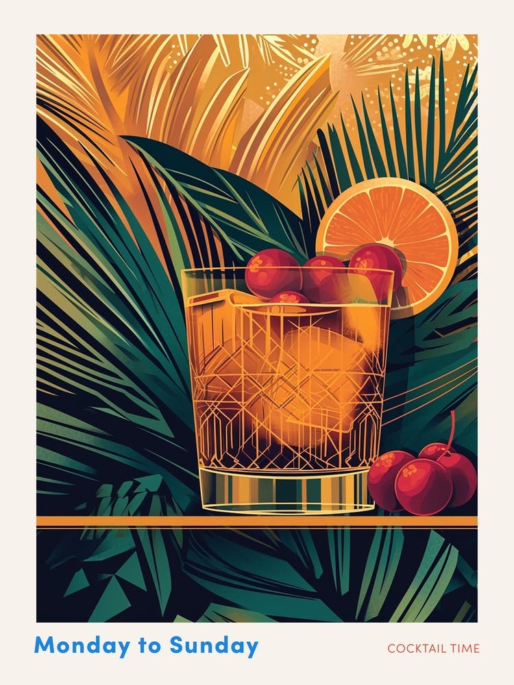Art Deco Cocktail 4 Poster