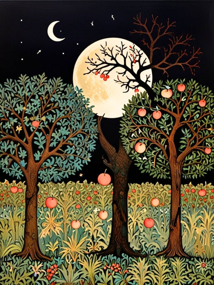 William Morris Pomegranate Tree 3