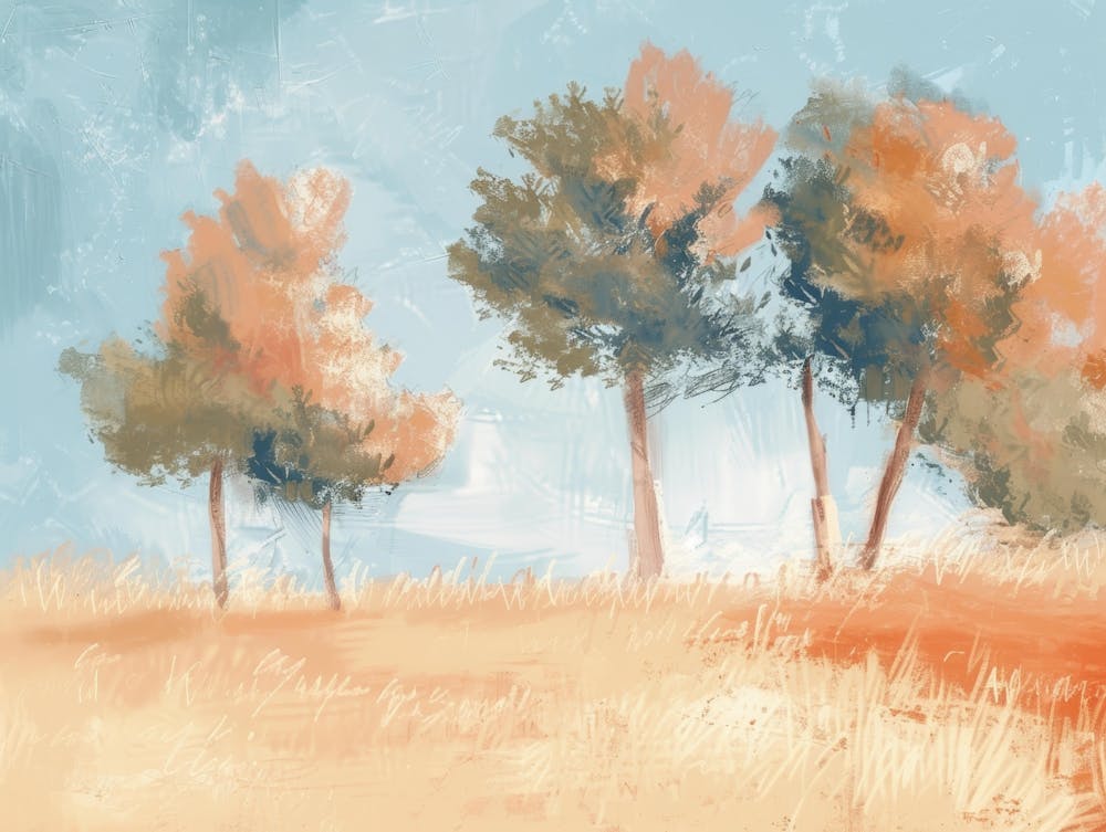 Trees In A Field 1