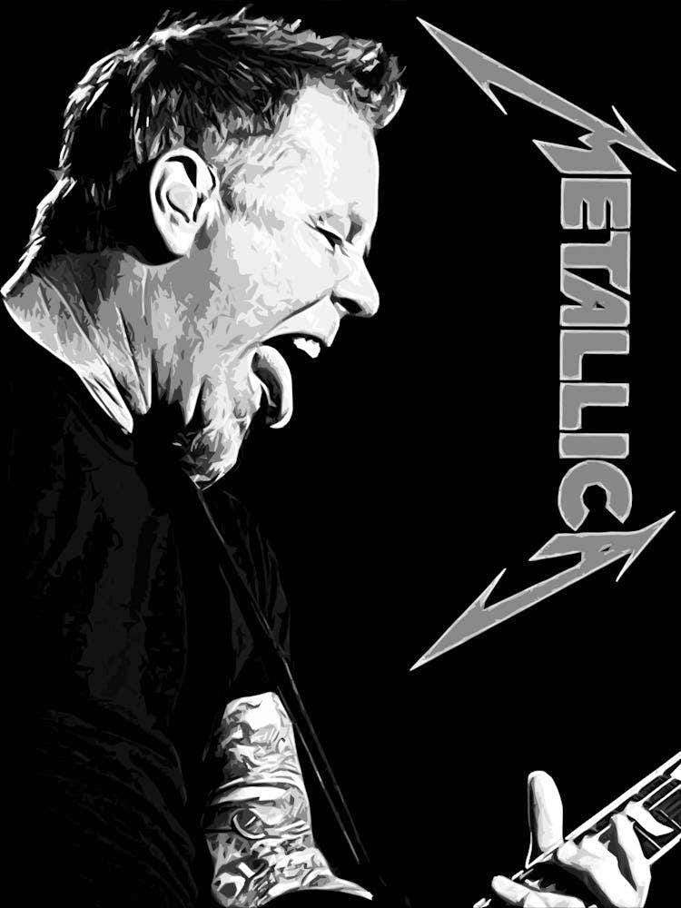 James Hetfield Metallichead band music 26