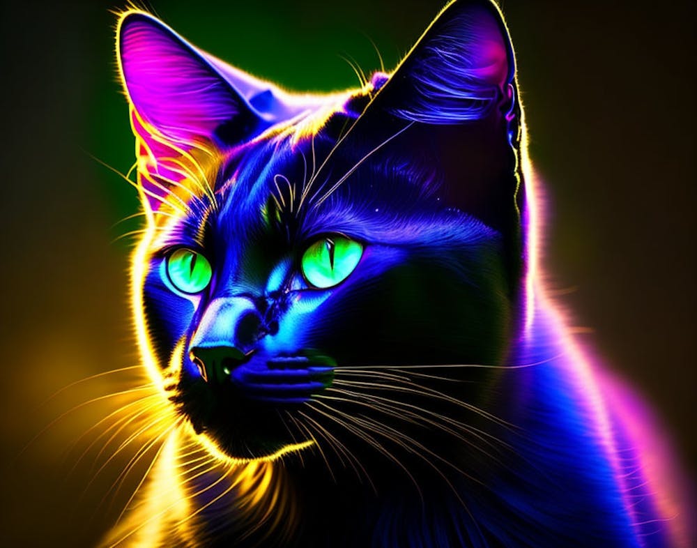 Cat With Green Eyes