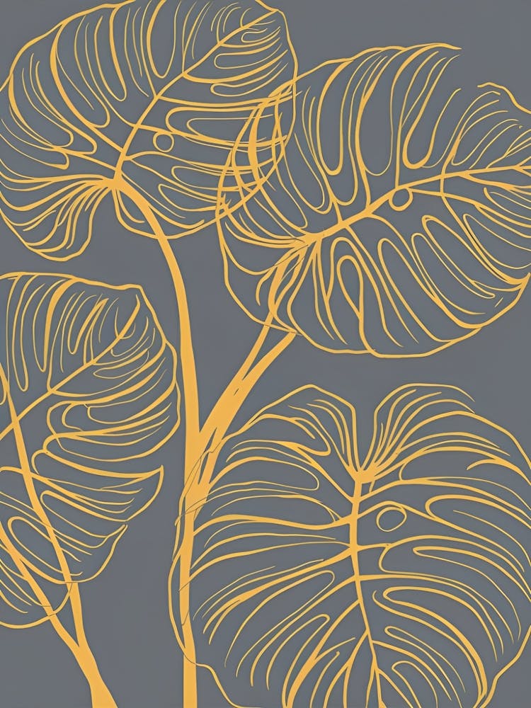 Monstera Leaves 4