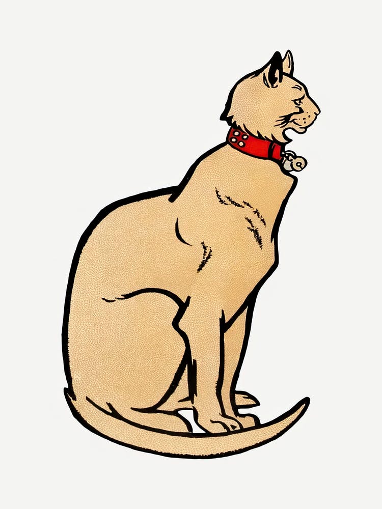 Vintage Cat, Edward Penfield