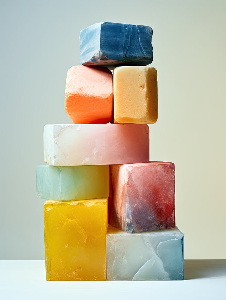 Colorful Soap, Stones Art 1