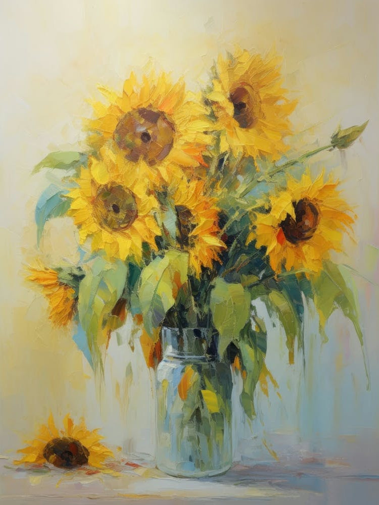 Sunflowers In A Vase 9