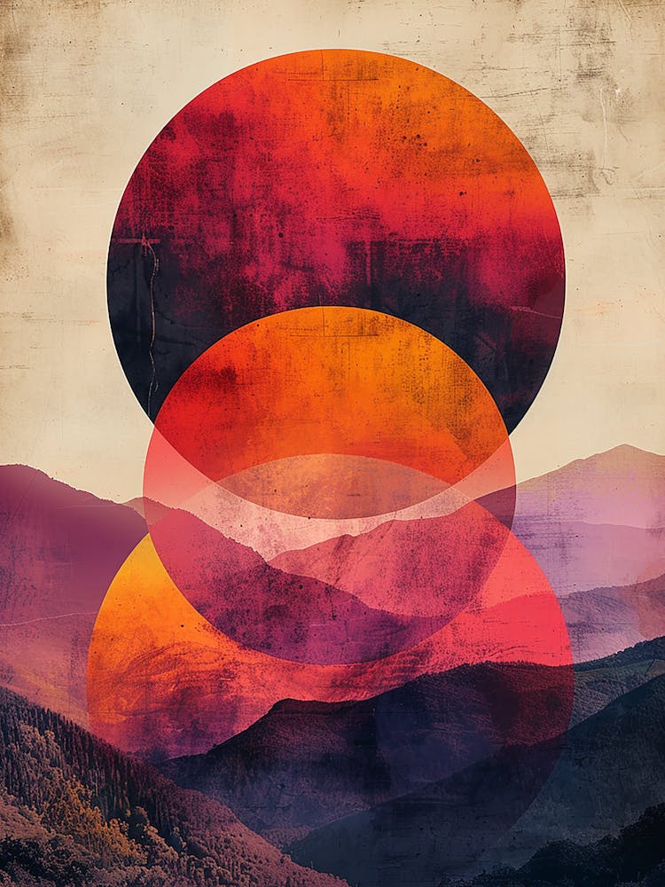 Sunset In The Mountains - abstract art, abstract painting  city wall art, colorful wall art, home decor, minimal art, modern wall art, wall art, wall decoration, wall print colourful wall art, decor wall art, digital art, digital art download, interior wa