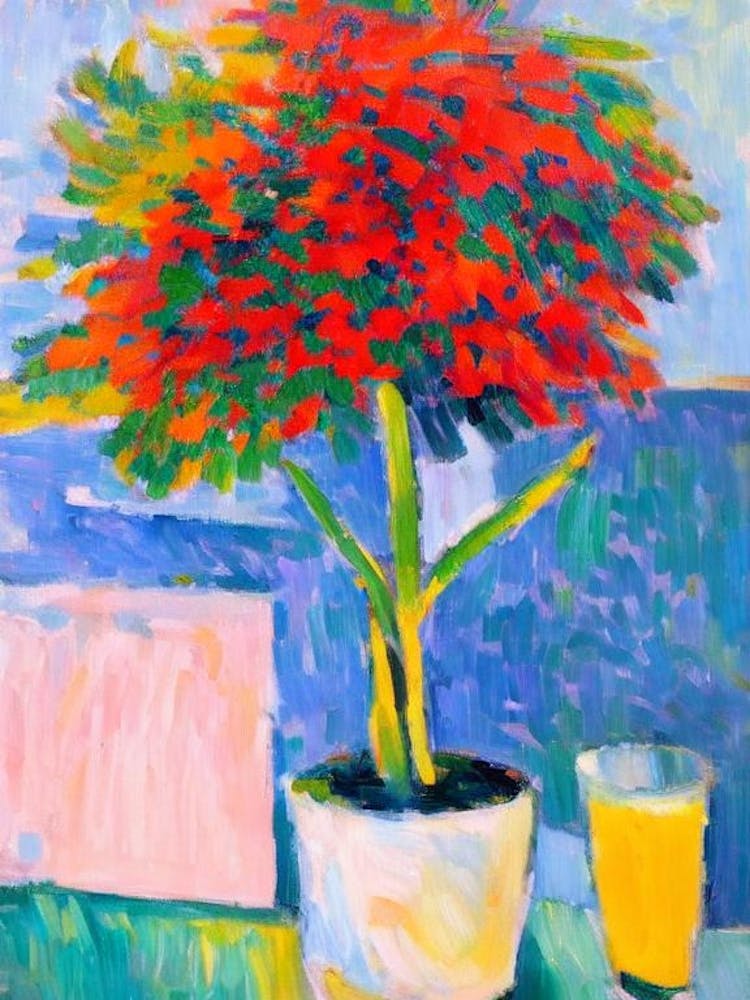 Summer Set Up Matisse Inspired Flower