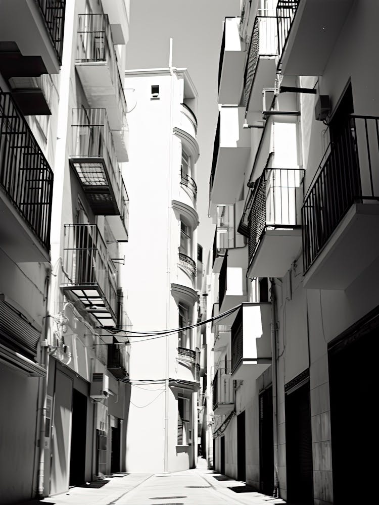 Malaga, Spain, Photography In Black And White 3