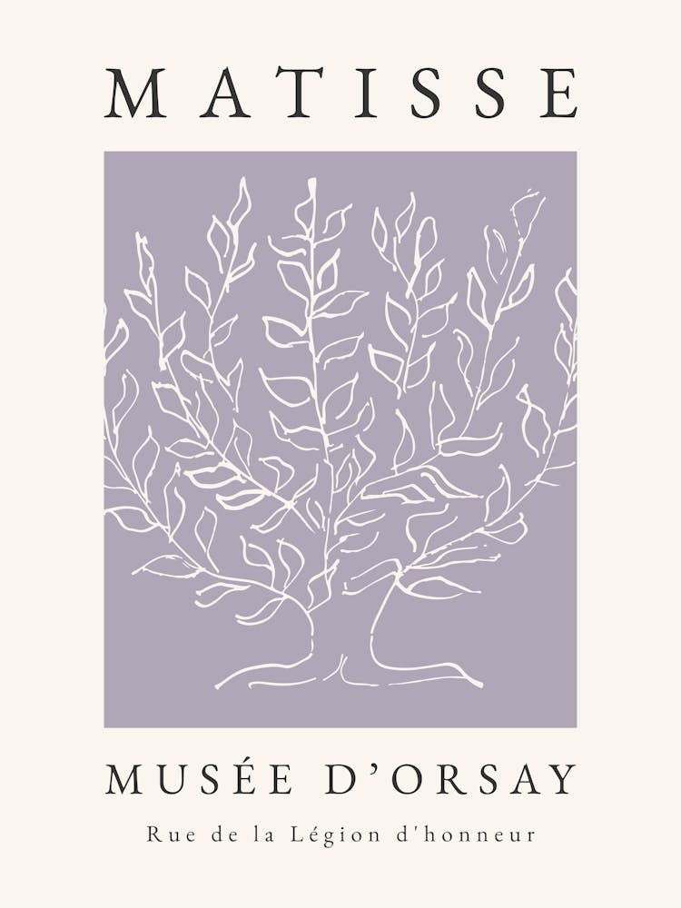 Matisse Lilac Tree Print