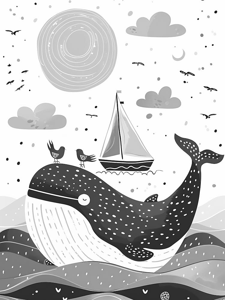 Whale In The Sea