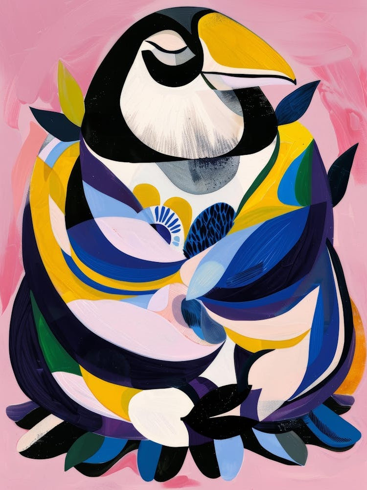 Penguin In Meditation