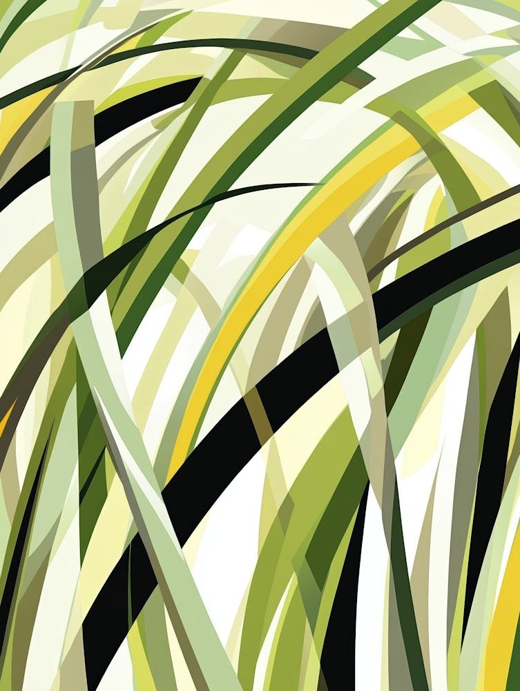 Abstract Grass Art