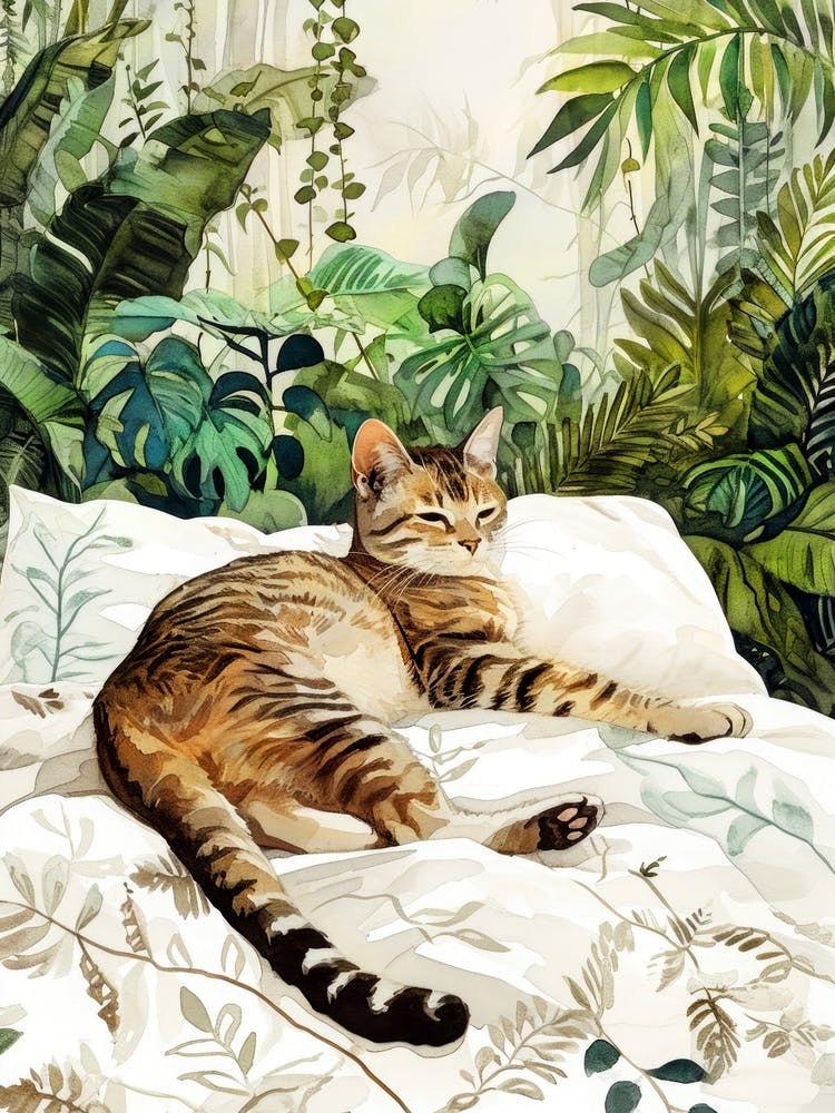 Cat In The Jungle animal Cat's life