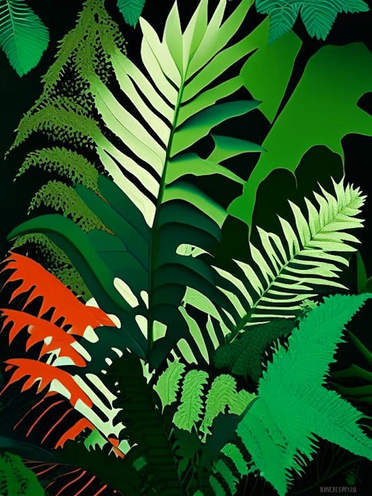 Huperzia Fern Vibrant