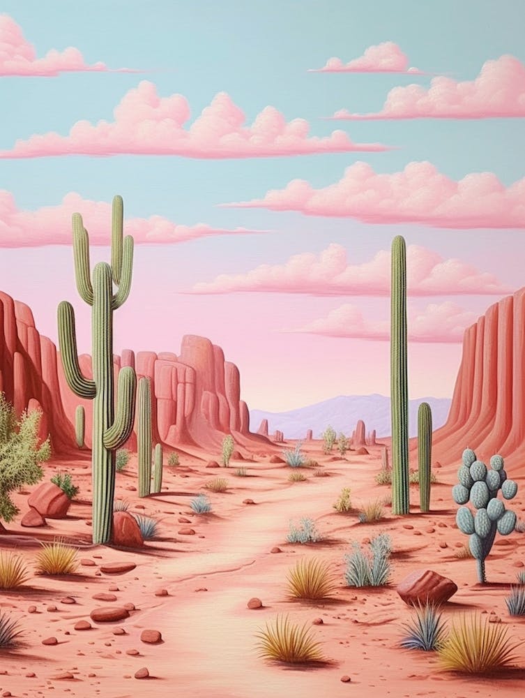 Cowgirl Pink Desert 1