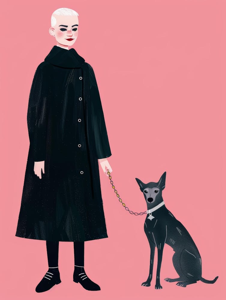 Girl And Her Dog 3