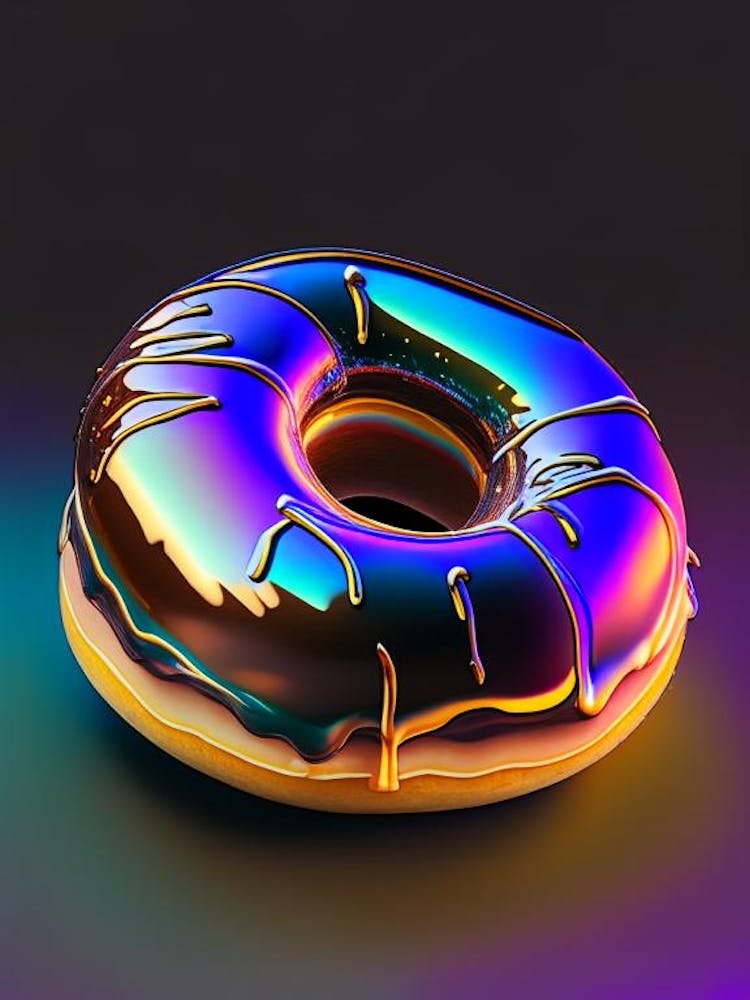 Boston Cream Donut Holographic 1