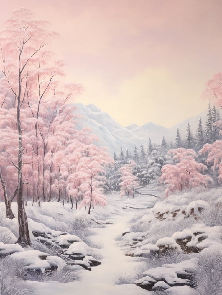 Dreamy Winter Painting Reunion National Park France 3