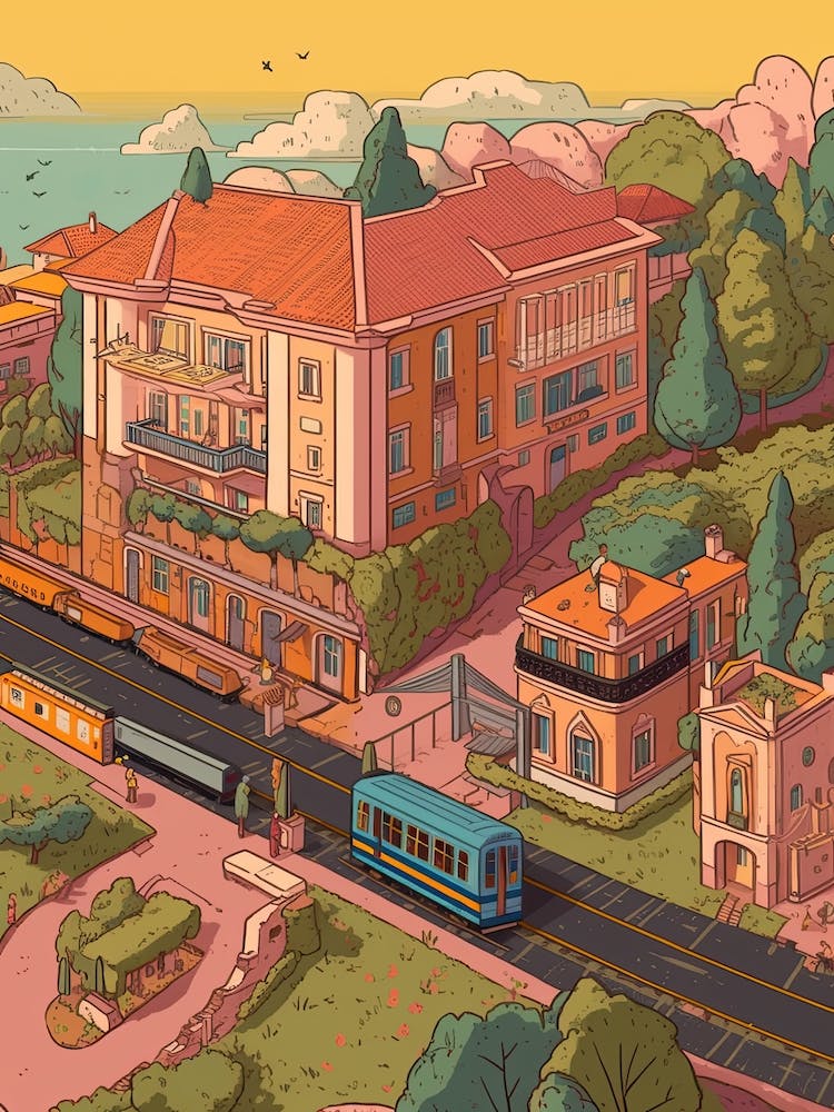 Bogota Colombia Travel Illustration 1