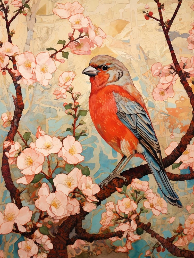 House Sparrow 4 Detailed Bird Painting