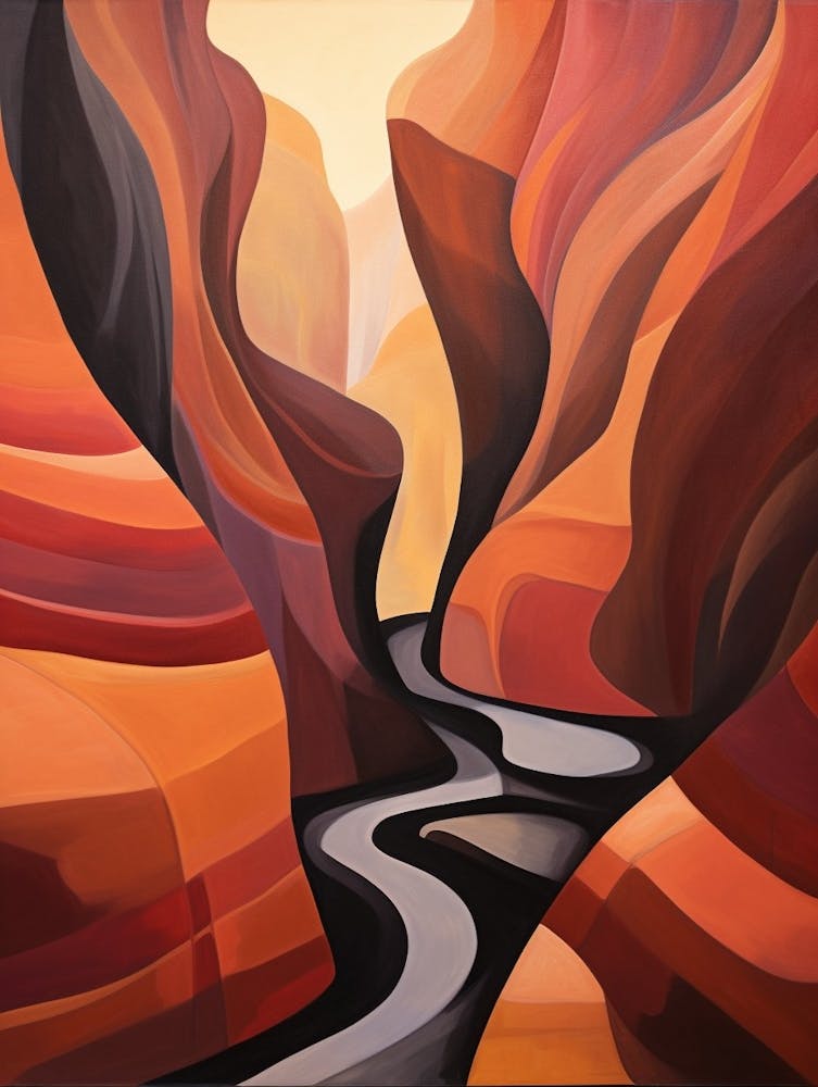 Canyon Abstraction Minimaliste 7