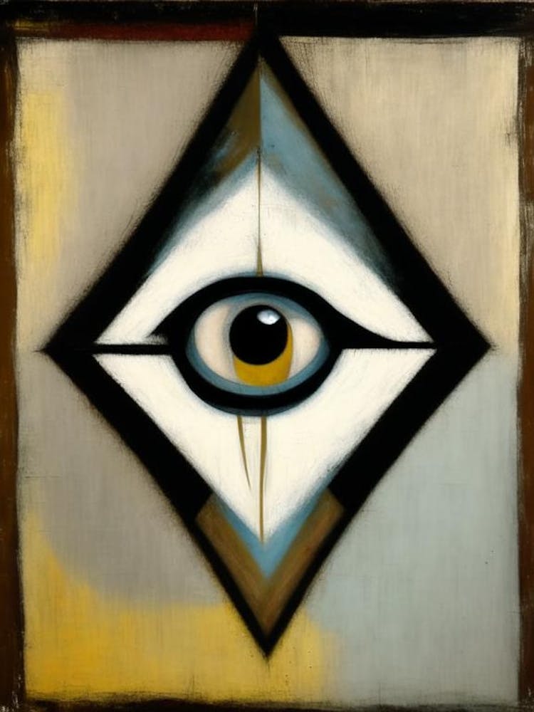 Expression Abstraite, Symbole, Troisième Œil - Neutre Rothko