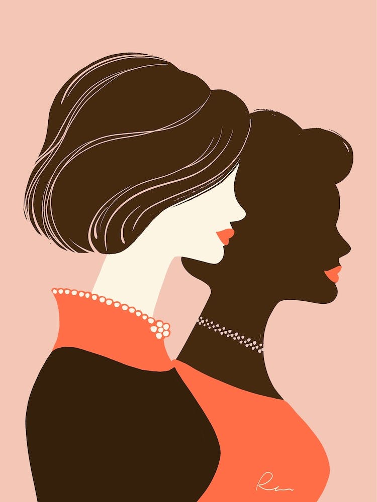 Fashion girl in orange 04