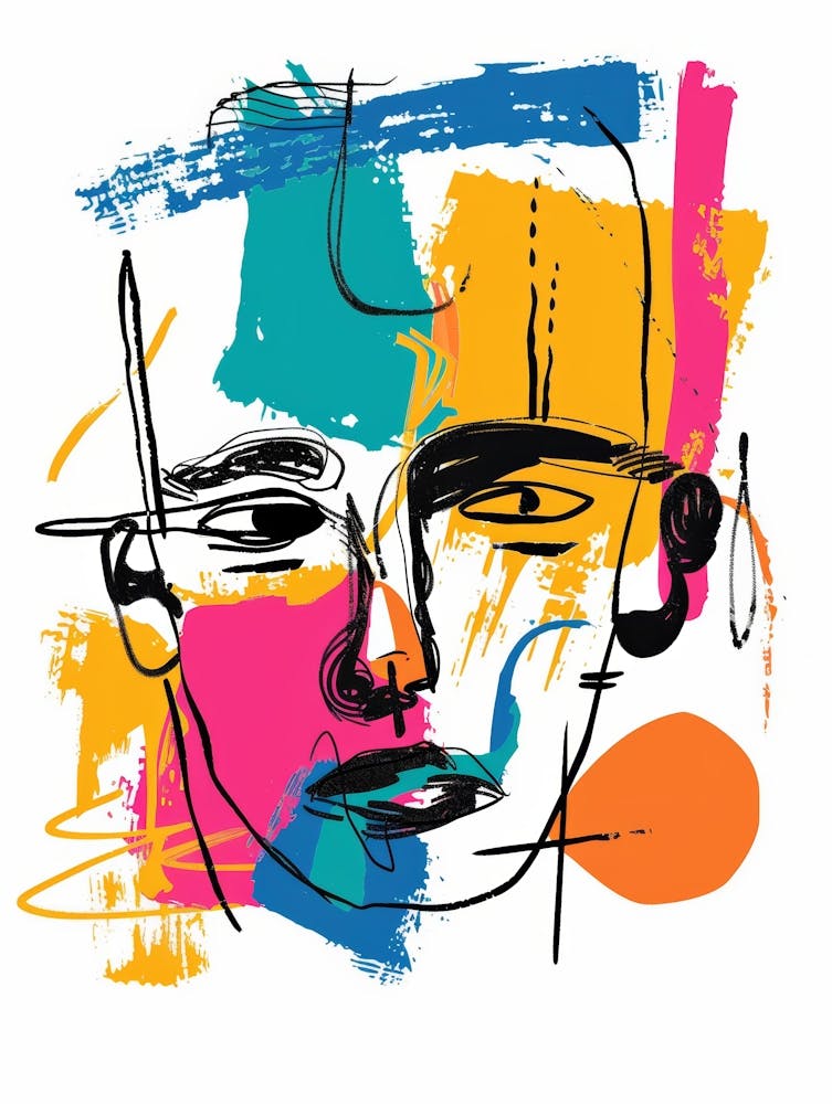 Abstract Portrait Of A Man 9