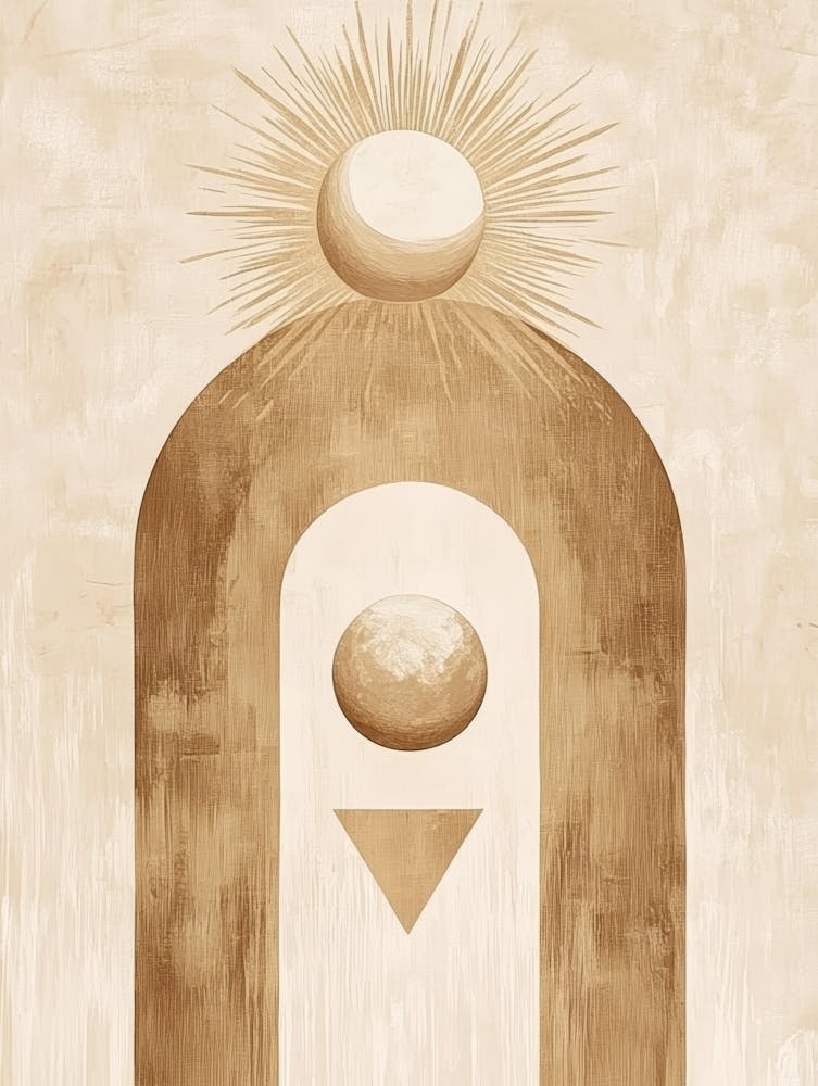 Sun And Moon Canvas Print