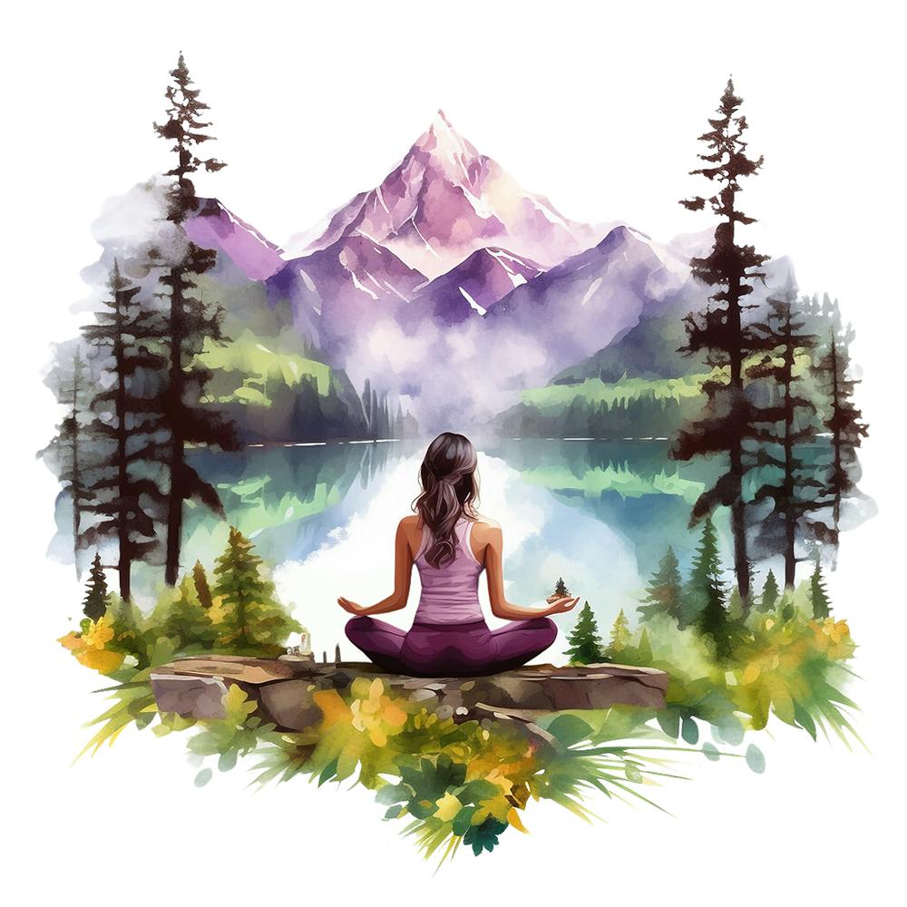 Watercolor Yoga 9