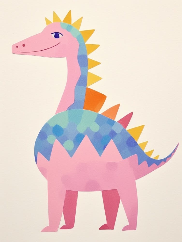 Nursery Dinosaur Art Stegosaurus 2