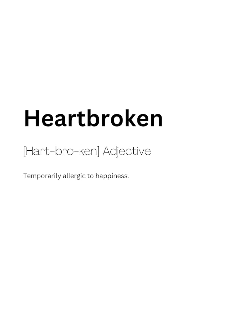 Heartbroken Definition Meaning 1