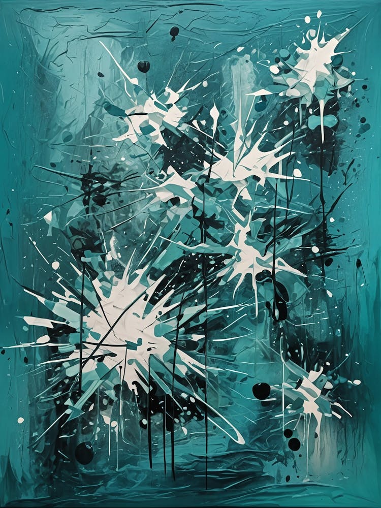Abstrakt Blau Nr. 4