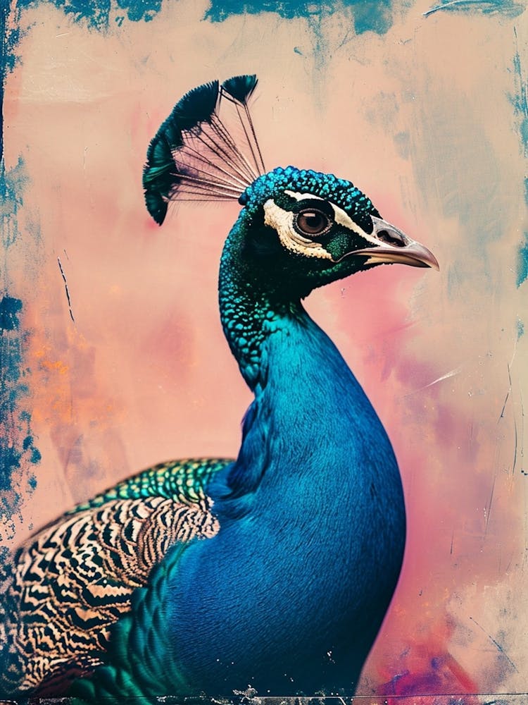Pfau Polaroid Inspiriert 3