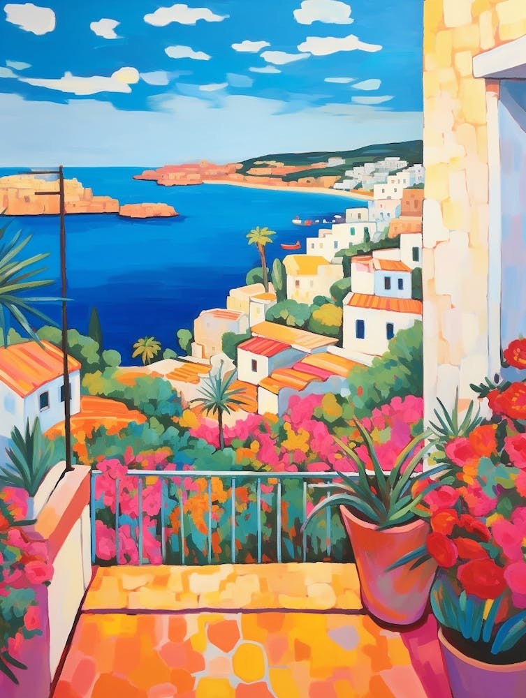Ibiza Spain 2 Fauvist Painting