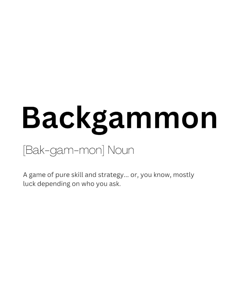 Backgammon Definition Bedeutung