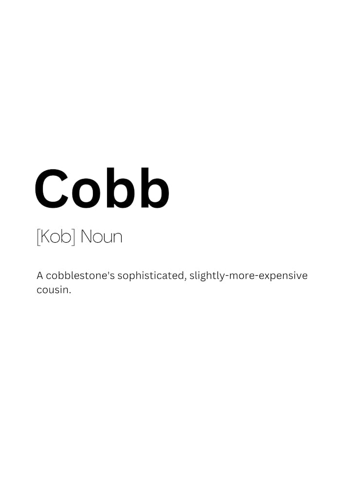 Cobb Definition Meaning 1