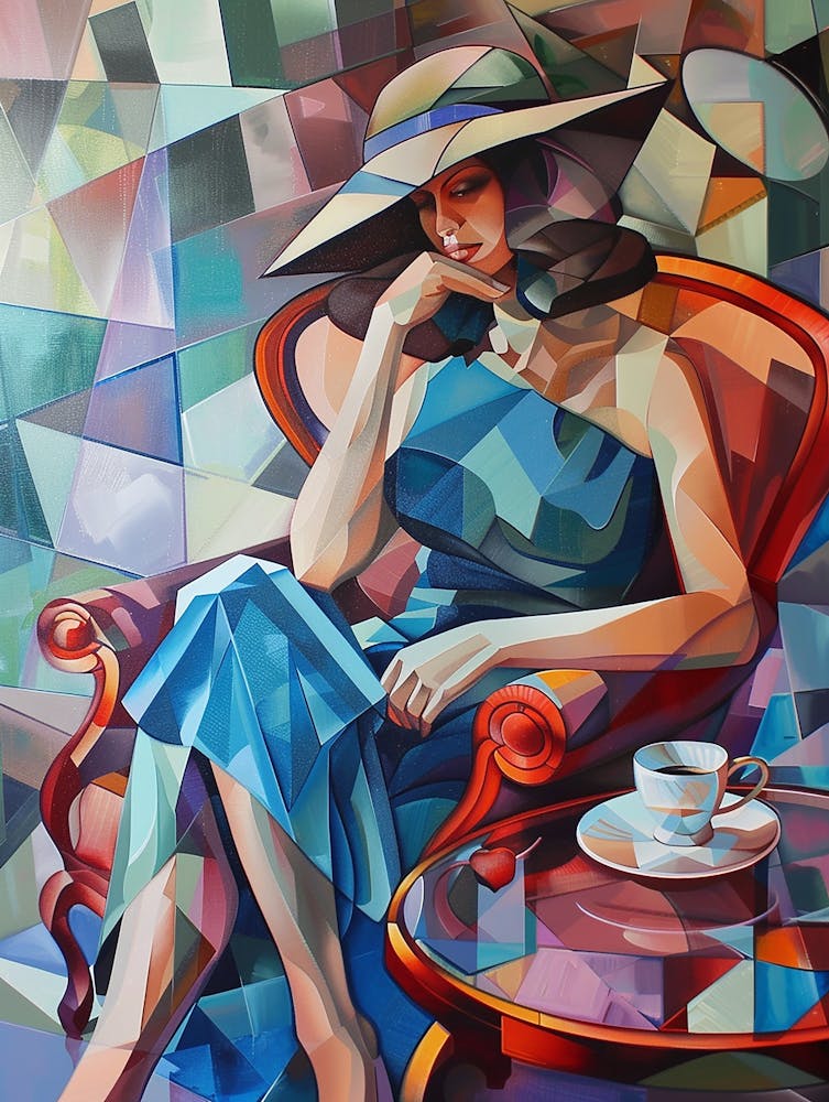 Woman In A Hat 9