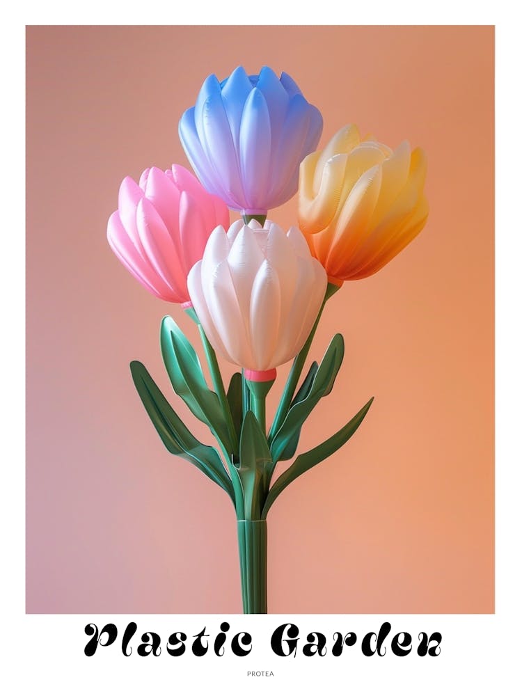 Affiche Fleurs Gonflables Rêveuses Protea 2