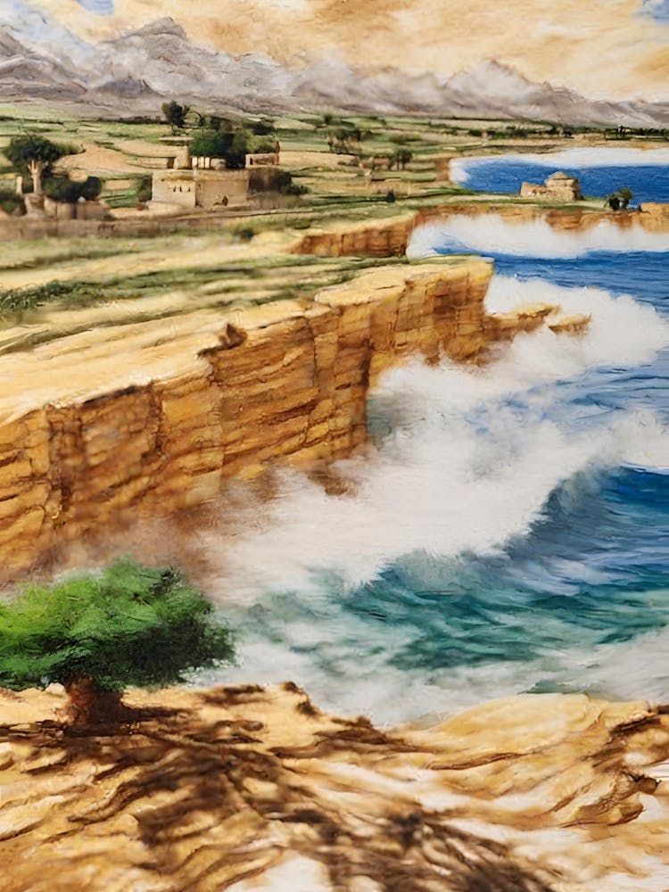 Cliffs And Sea