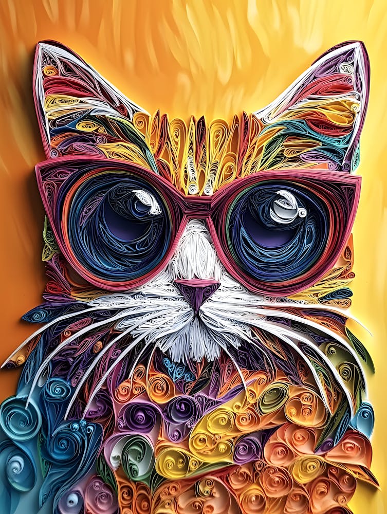 Quilling Cat 7
