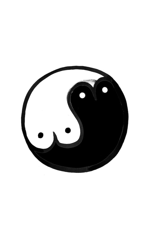 Boob Yin Yang